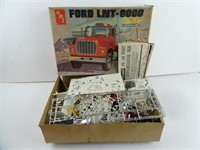 Vintage AMT Ford LNT-8000 Tractor Model Kit in