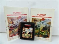 Atari COMBAT Game Program Cartridge with x2