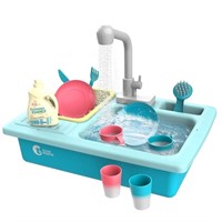 CUTE STONE Color Changing Kitchen Sink Toys, Child