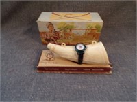Rare 1950s - Walt Disney Davy Crockett Wristwatch