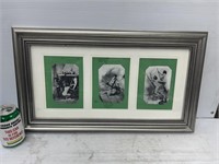 Framed women pictures