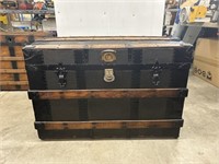 Large wooden chest 36 in wide 24 1/2 in tall 22