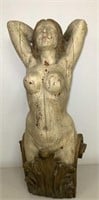 Nettle Creek Nude Wood Figurehead Reproduction