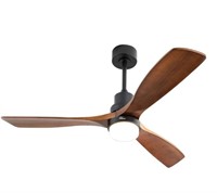 1LOT: (2) Ceiling Fan without Lights, 52" Wood