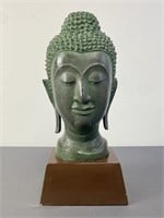 Stone Buddha Bust by Alva Studios