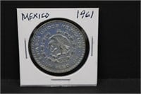 1961 Mexico Coin