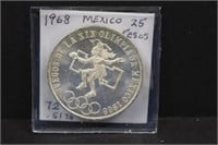 1968 Mexico 25 Pesos