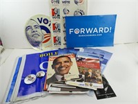 Lot of 2008 Barack Obama Campaign Items - Signs
