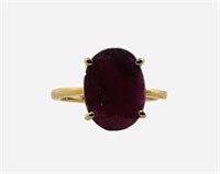 14KT Yellow Gold Woman's Ruby Ring