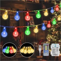 Yogle Christmas Lights Outdoor Waterproof, USB Pow