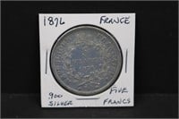 1876 France Five Francs