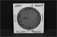 1845 France Five Francs