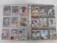 ALBUM & GROUP OF TOPPS BB CARDS IN SHEETS: