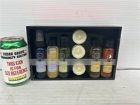 Aromatherapy set with candles