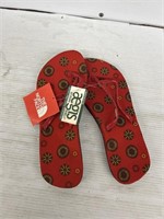 The North Face size 10 flip flops