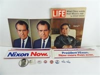Lot of Richard Nixon Presidential Campaign Items