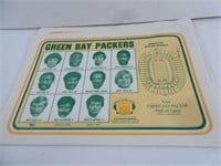 Lot of 25 1976 Green Bay Packers Placemats