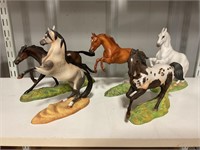 Franklin Mint Horse statues