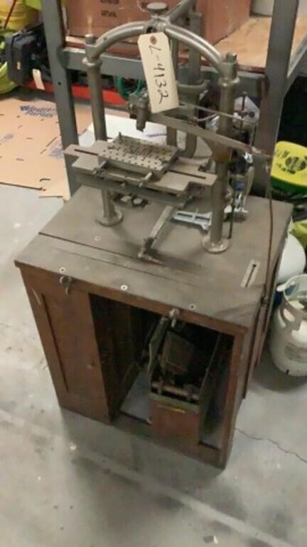 Antique Engraving Machine