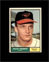 1961 Topps #125 Steve Barber EX to EX-MT+