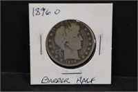 1896 O Silver Barber Half Dollar