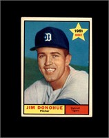1961 Topps #151 Jim Donohue EX to EX-MT+