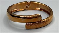 Melania Trump Gold Tone Wrap Cuff Bracelet