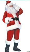 (Size: 2XL) Adult Santa Suit Christmas Cosplay
