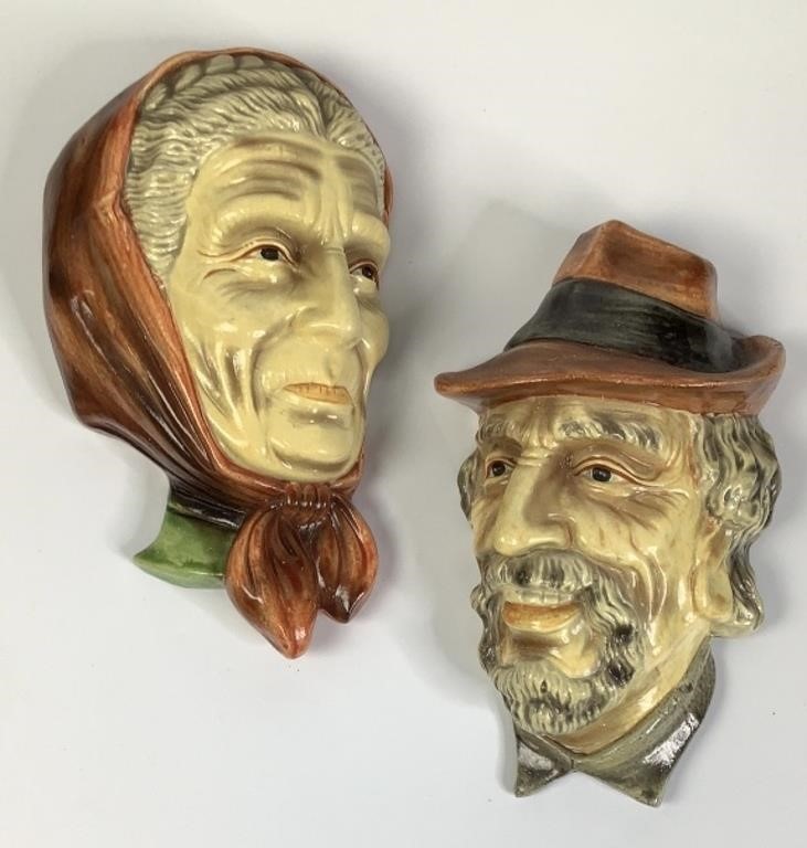 Kelvin Exclusives Old Woman & Man Plaques