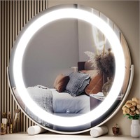 Gvnkvn 12 LED Vanity Mirror  3 Colors  13x13