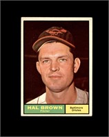 1961 Topps #218 Hal Brown EX to EX-MT+