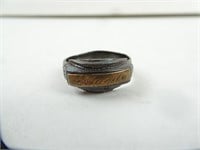 1945 Manila Philippines Trench Art Sterling Ring