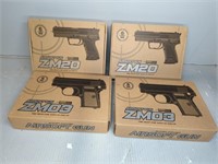 (2) ZM20, (2) ZM03 6MM AIRSOFT GUNS