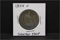 1854 O Silver Seated Half Dollar