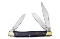 Hen & Rooster Buffalo Horn Stockman Knife