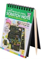 (Sealed/New)Kids Scratchbook Pads and Wood