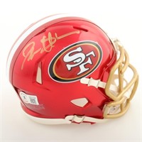 Autographed Deion Sanders 49ers Mini Helmet