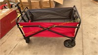 Seina 150lb Capacity Folding Steel Utility Wagon