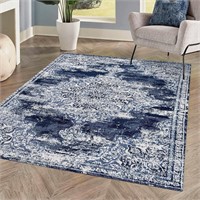 JONATHAN Y 8 ft x 10 ft, Navy/Ivory Rug