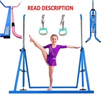 $80  Gymnastics Kip Bar  Sturdy  for 3-8 Yrs  Blue
