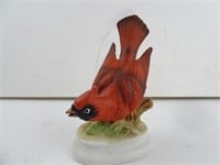 Vintage Lefton Porcelain Cardinal Bird Statue