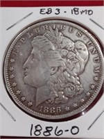 1886 Morgan Dollar VF/XF