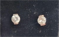 Sterling Silver Earrings w/CZ