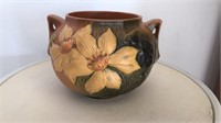 Roseville Clematis Brown Pottery