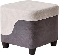 Gray Ottoman Footstool - Home Furniture
