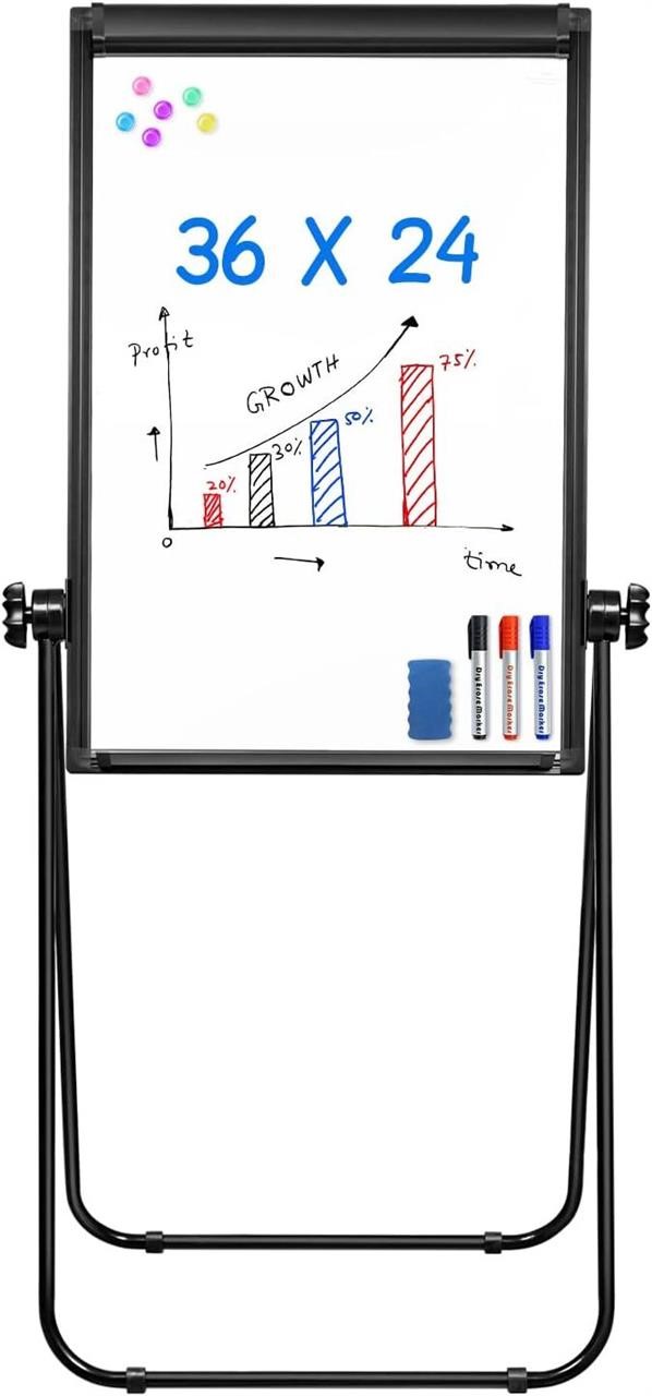 36x24 Magnetic Dry Erase Easel Whiteboard