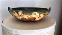 Roseville Lilly Console pottery bowl