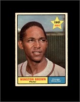 1961 Topps #391 Winston Brown EX to EX-MT+