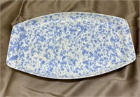 Bennington Pottery Morning Glory Platter Tray 16"