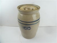 Vintage No. 4 Marshall Pottery Inc. Butter Churn
